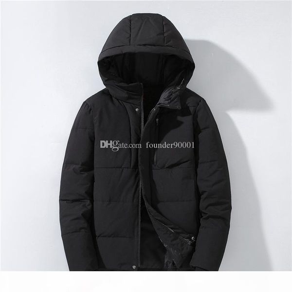 

new winter down jacket fashion men's down jacket filled with more than 90% white duck down black and white for lovers m-3xl