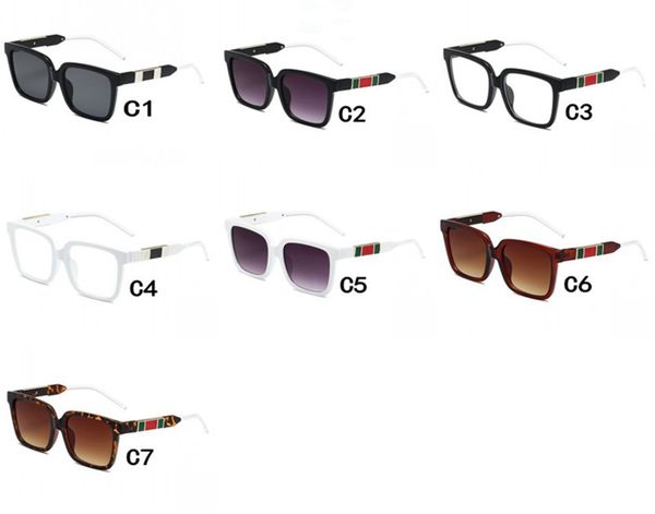 

big frame mixed colour sunglasses men women brand designer oculos de sol fashion uv protection casual cycling outdoor eyewear 0599, White;black