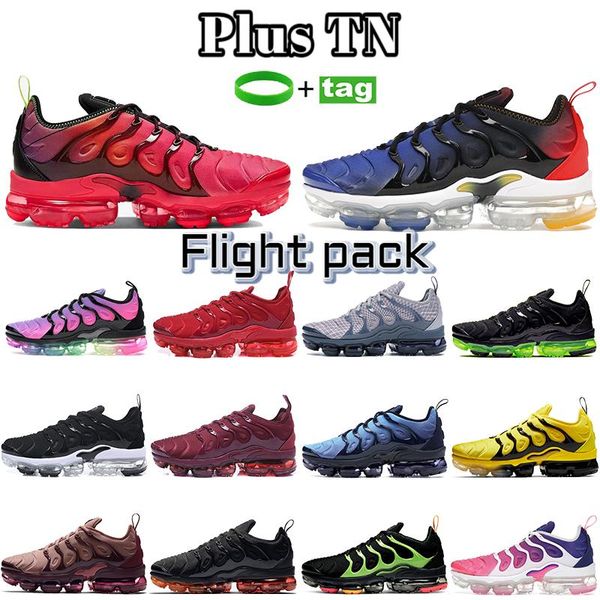 

flight pack mens plus tn running shoes ice blue bumblebee burgundy hyper black noble red voltage purple midnight navy men women sneakers