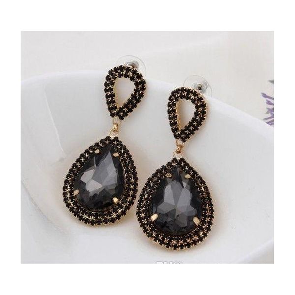 

2017 fashion jewelry crystal super flash silver electroplating water drop rhinestone big drop ea sqcnxf dh_seller2010