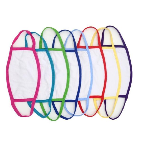 

print blanks sublimation transfer diy heat face adults kids wingpoof mouth cover double layers dust prevention mask dhe3