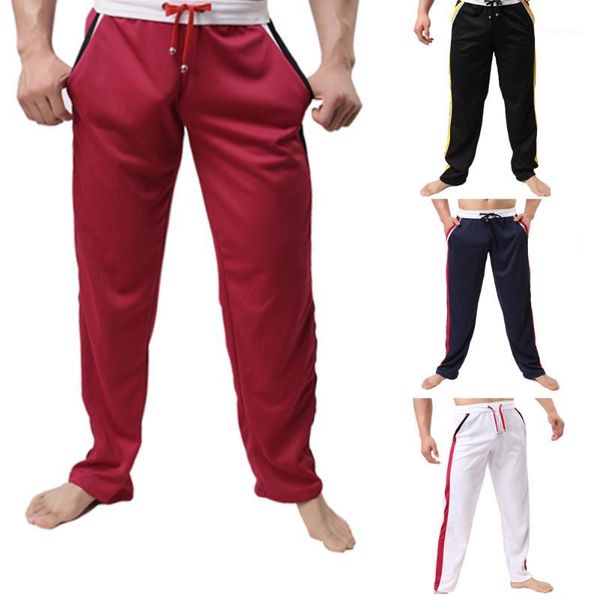 

wholesale- men's pants autumn sweat trousers long elastic pants for men boys bottoms workout pants casual tracksuit1, Black