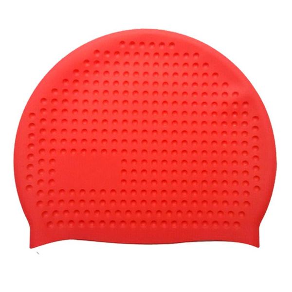 

large swimming cap waterproof silicone swim pool bathing caps hat long hair ear protection water bubble cap women men badmuts wmttjx