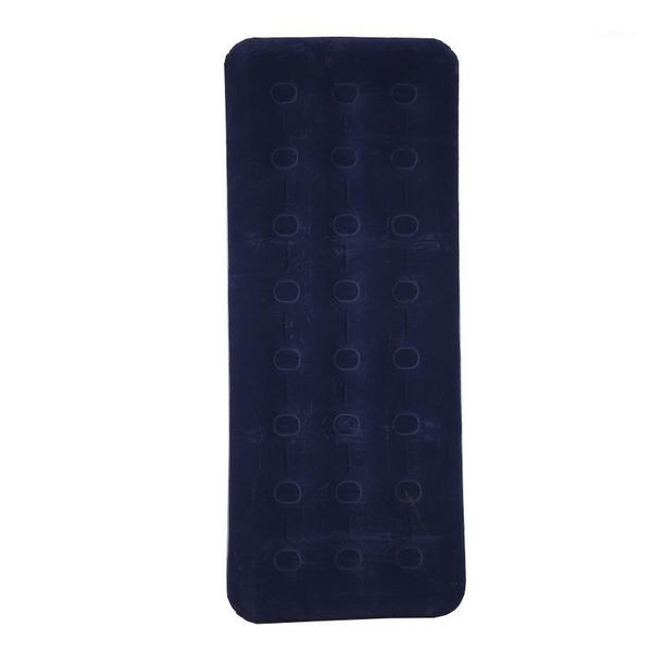 

single inflatable mattress flocking sofa bed portable outdoor mattress moisture-proof lunch break lazy recliner camp picnic mat1