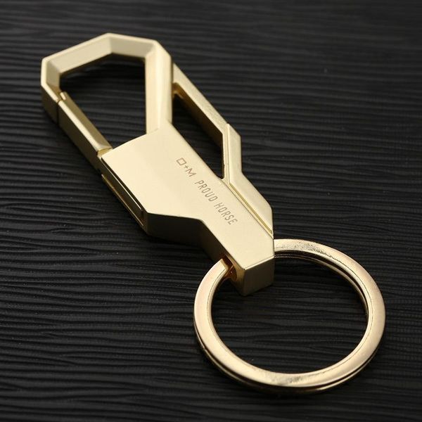 

styling boxed upscale zinc alloy universal keyring car keychain key chain ring personality multifunctional quality 2020n, Silver