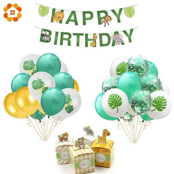 

12 шт. лот 4 типы diy safari животные конфеты подарки box мальчик девушка дети день рождения детские детские душ форс оформление событие веч