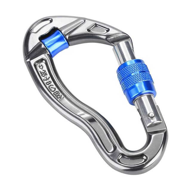 

восхождение d carabiner 25kn ce uiaa virt blocking rock relains carabiner безопасное замок пряжка спасательная альпинизм оборудования h wmtw