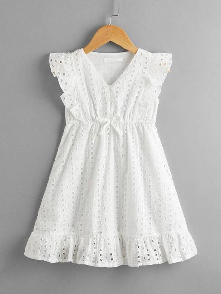

toddler girls schiffy bow front ruffle hem dress she, Red;yellow
