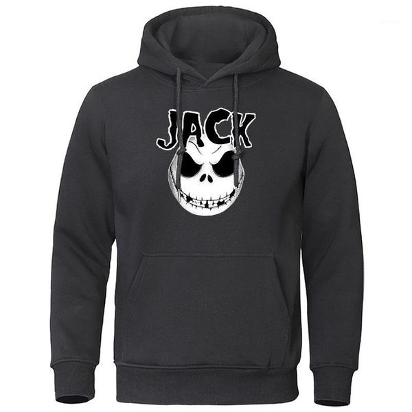 

jack skellington sweatshirt men 2020 fashion brand hoodies male novelty print halloween skull tracksuit mens streetwear1, Black