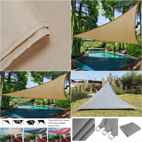 

sunshade protection outdoor canopy sun shelter garden patio pool shade sail awning camping picnic tent