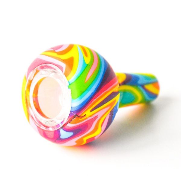 14mm Slide Tigela de Silicone para Silicon Bongs Acessórios para Fumar Tubulação de água Dab Rigs