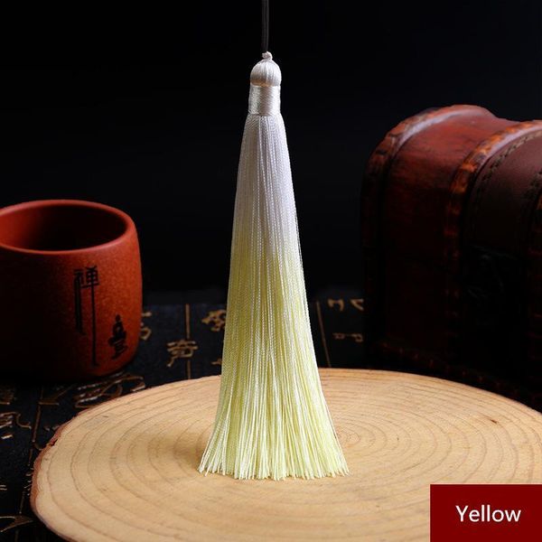 

5pcs light color bookmark silk tassels diy curtain clothes bag craft supplies classical style tassel pendant 13cm h jllfba