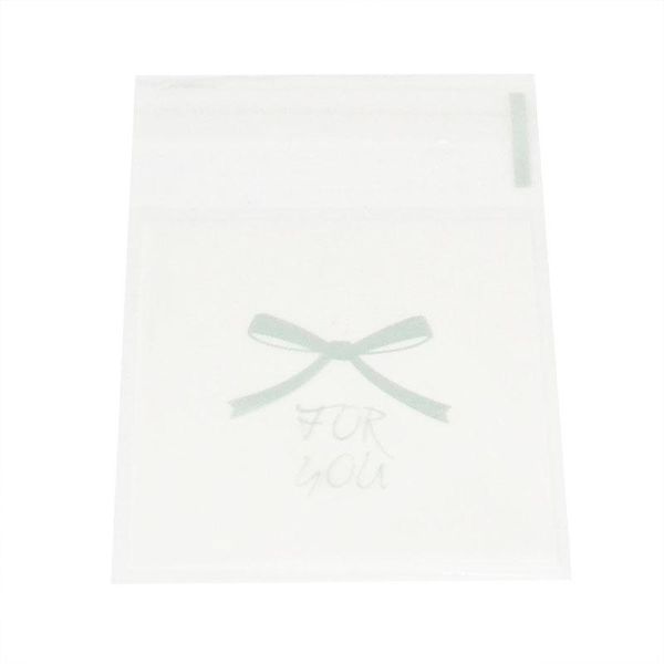 

50шт симпатичные лук пластиковые упаковочные пакеты самоклеящиеся вечеринка конфеты подарок подарок пакет сумка свадьба рождественские печен