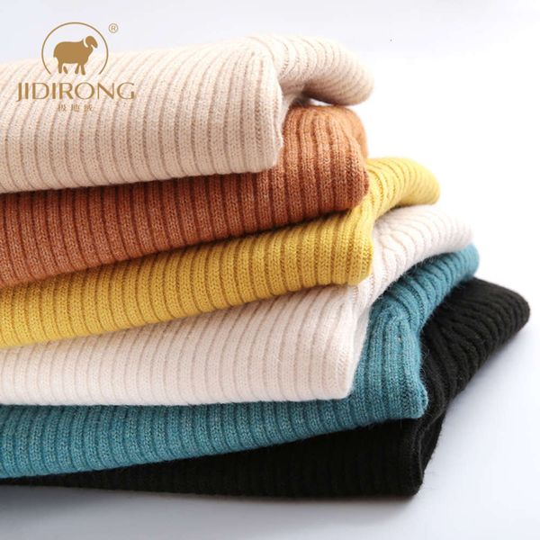 

autumn winter wear new men's women's thickened woolen sweater middle and large children's high collar lu1v, Blue