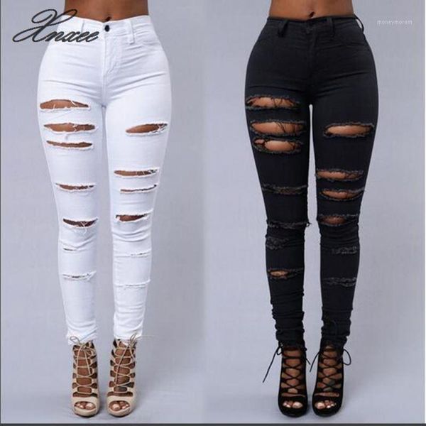 

women's jeans 2021 summer ladies stretch pants slim slimming women1, Blue