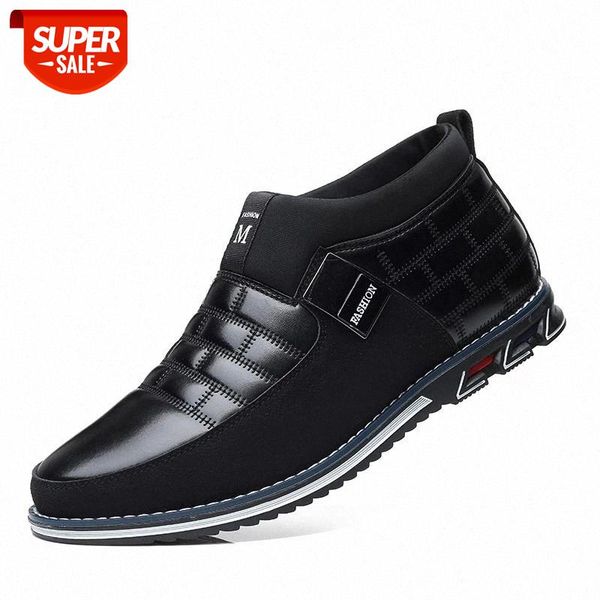 

2020 new men breathable casual shoes male comfortable non-slip leather shoes #um4o