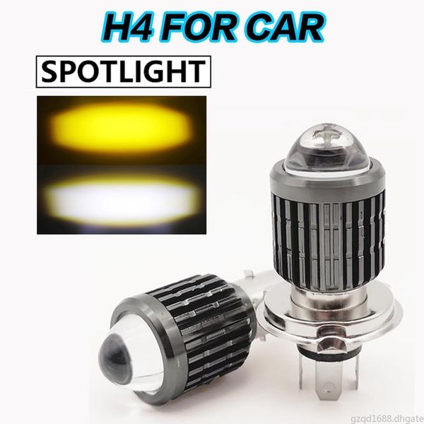 

1piece h4 led car headlight mini projector lens spotlight for jazz city