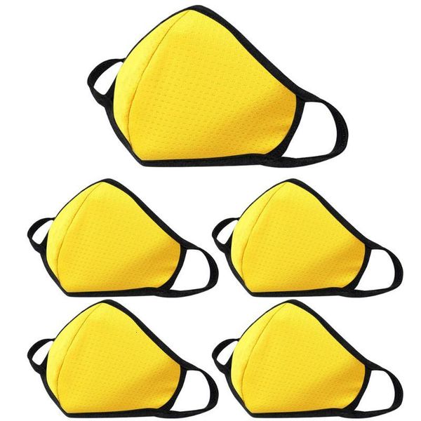 

protection 5pcs fashion black face-mask for germ adults breathable cotton mouth face maskswashable and reusable maskking new