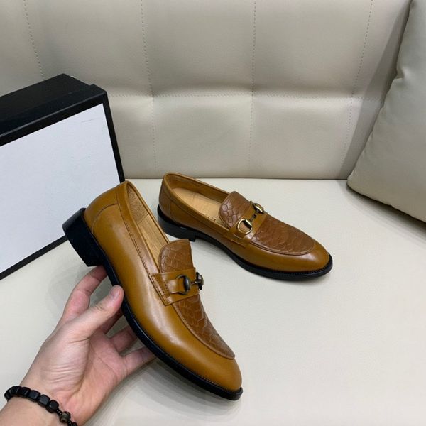 

роскошный джентльмен мокасин свадьба, платье, вечеринка мужские мокасины красные дна россини плоские рыбы печать натуральная кожаная марка, Black