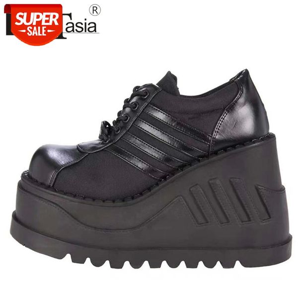 

doratasia brand design ladies shallow pumps fashion pumps women platform wedges high heels shoelace shoes woman #5083