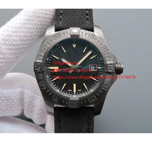 

wristwatches 44mm avenger blackbird automatic mechanical black dial v1731110-bd74gcvt mens men's watch watches, Slivery;brown