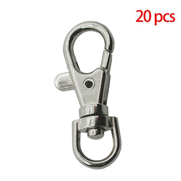 

keychains lobster clasp swivel trigger clip snap hook bag car key rings keychain, Silver