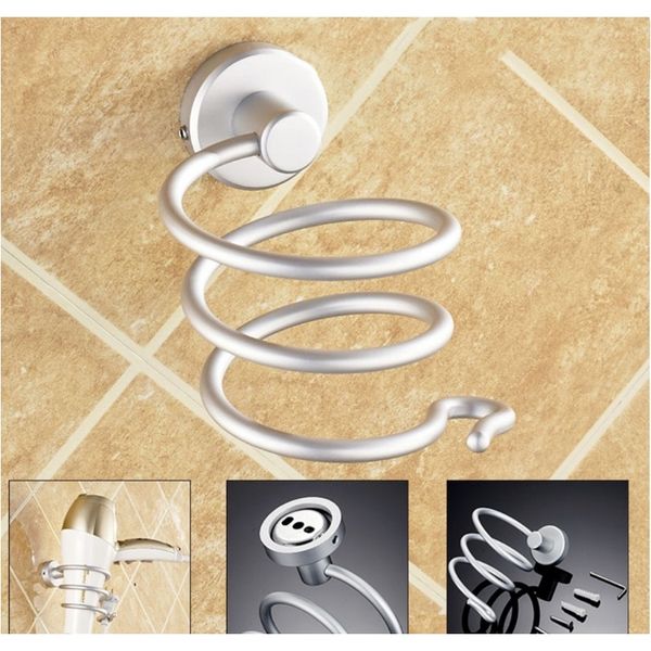 

алюминиевая фен для волос стеллажа настенная ванная комната плоская спиральная подставка держатель вешалка 4xfb алюминиевые волосы f sqctob