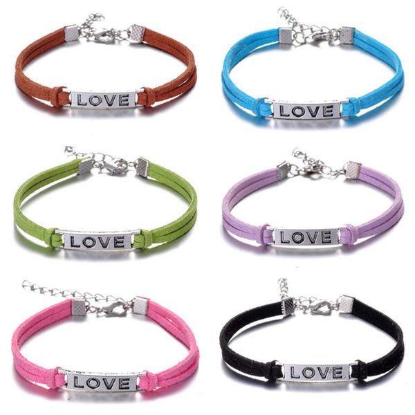 

hand woven bracelet jewelry of men's and women's alloy dmfb249 mix order 20 pieces a lot, Black