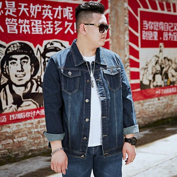 

mens oversized jean jacket men streetwear denim bomber jackets coats plus size korean casual outerwear veste homme1, Black;brown