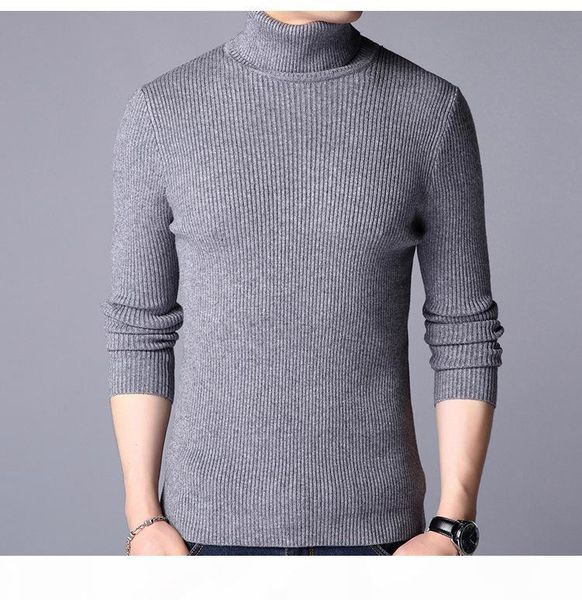 

sweater men clothes 2019 winter thick warm mens sweaters casual classic turtleneck cashmere pullover men 8253, White;black
