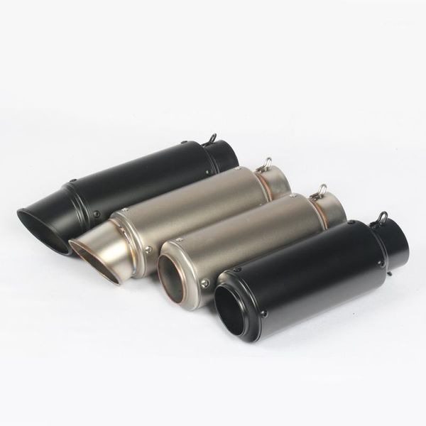 

51mm universal motorcycle exhaust muffler tube pipe for atv modified scooter dirt bike stainless steel1