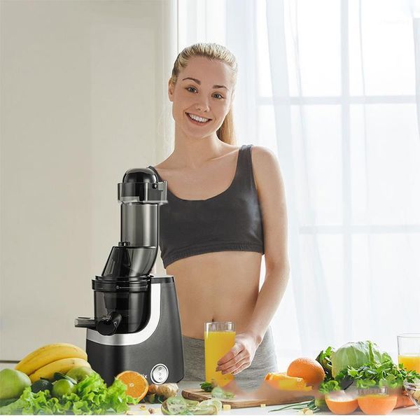 

200w juicer large-caliber slow juicer household electric slow juicing vegetables and fruits1