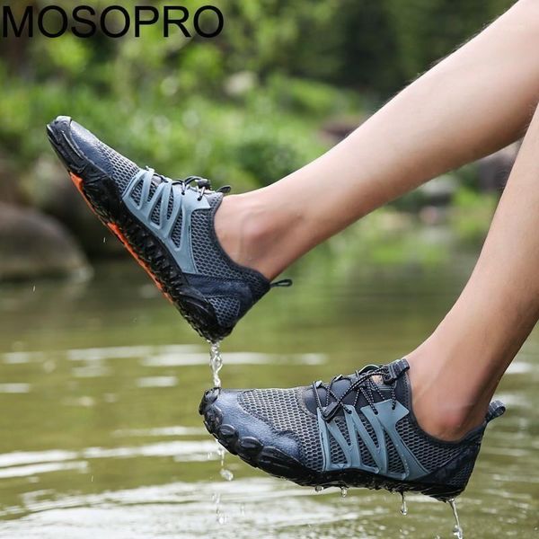 

beach shoes mosopro men's walking sneakers water aqua women swimming quick drain b018u1