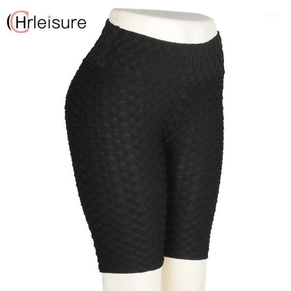 

chrleisure woman's fitness hight waist shorts solid color push up quick dry female shorts workout women fitness1, White;black