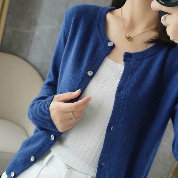 

2021 women's coats 100% cashmere and wool knitted or crocheted ladies'jerseys jumpers winter new soft shirt 8 standard colours clo, White;black