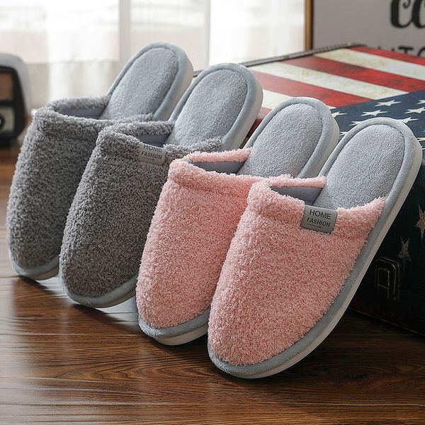 

women's fluffy slippers suede designer soft ladies house shoes new warm female home slippers with fur big size 9-12 indoor 201203, Black
