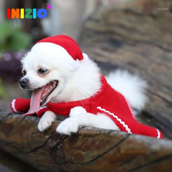 

christmas decorations year 2021 pet hat cloak dog cat costume decoration1