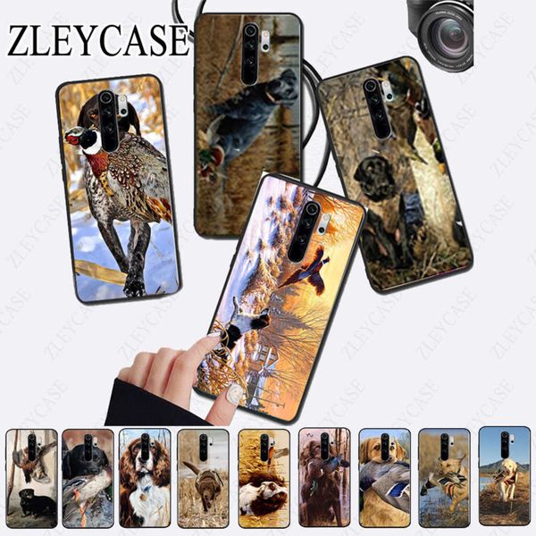 

hunting dog black soft phone cover for redmi note8pro note7 note5 note6pro 7a 8a 8 note9s note 8t note9pro coque shell