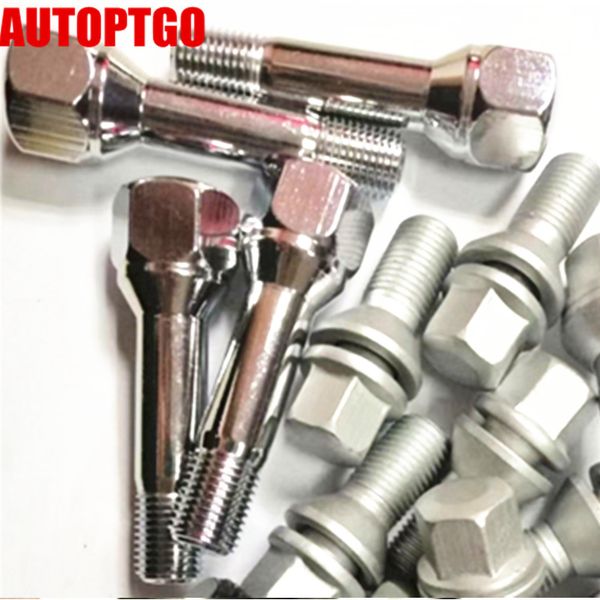 

1pc short/extended carbon steel car tyre tire wheel hub screw nut bolts for maserati ghibli quattroporte granturismo