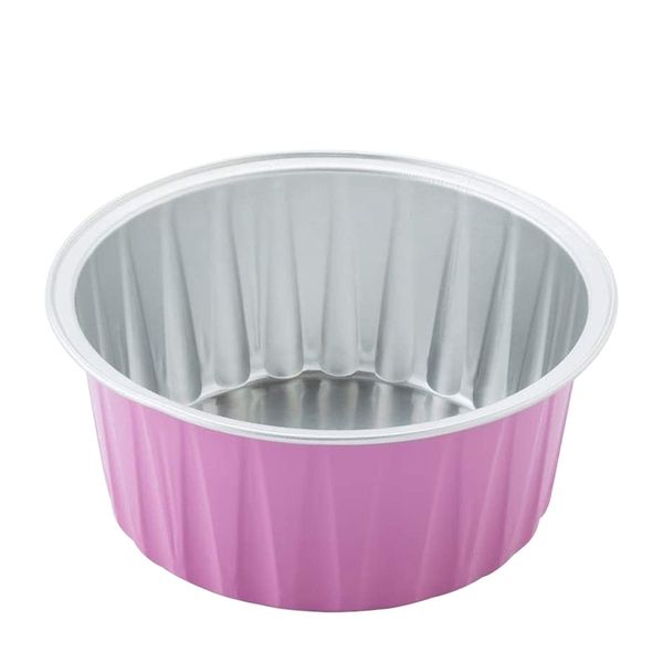 

100 шт. 5 унций 125 мл одноразовые торты выпечки кубок для выпечки буффиновые вкладыши чашки алюминиевая фольга пищевая выпечка кубок f jlla