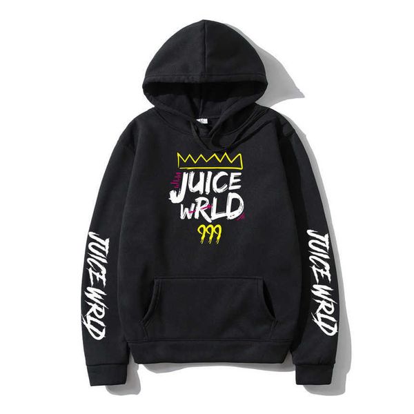 

juice wrld - men's women's oodi, ig quality wool sweaters, arajuku style, ip op, autumn and winter, Black