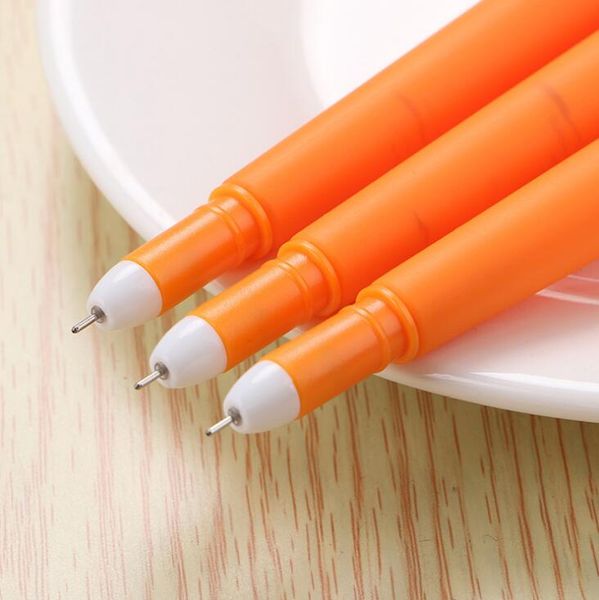 300 шт. / Лот Creaive морковь роликовая шариковая ручка 0.5 мм оранжевый овощной формы канцтовары Рождество