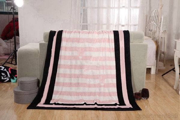 

a-love letter blanket 130*150cm soft coral velvet beach towel blankets air conditioning rugs comfortable carpet 10pcs owf3051