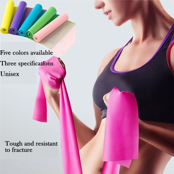 

resistance bands yoga tension elastic band fitness woman back flexible ligament artifact pilates circle stretching equipment1