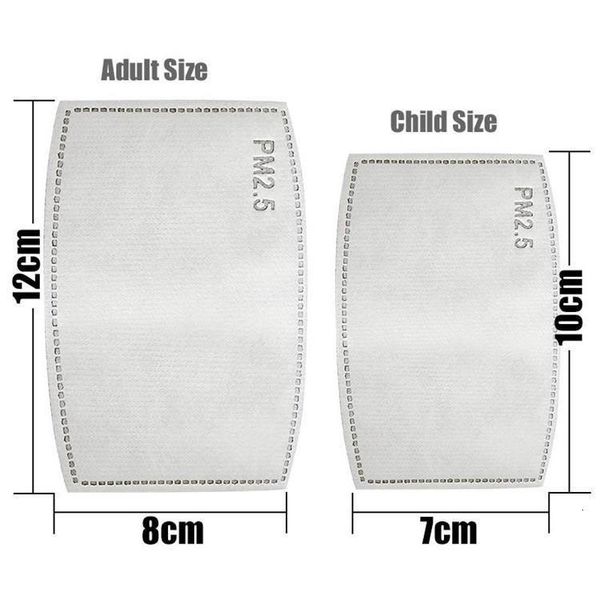 

anti us stock kids pm2.5 filter haze mouth mask replaceable filter-slice 5 layers non-woven activat