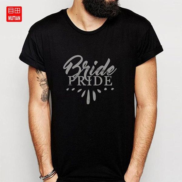 

men's t-shirts bride pride wedding bridal t shirt1, White;black