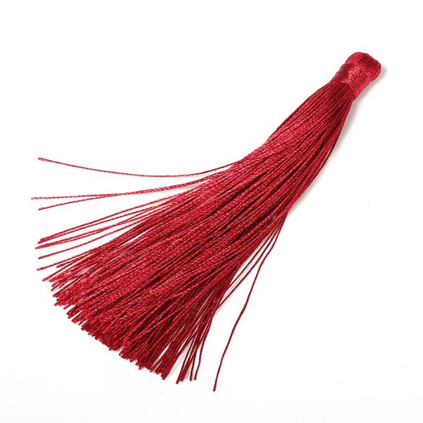 

10pcs 22 colors 12cm silk tassels for diy jewelry making findings handmade tassels fring pendants supplier fringe earrings charm h jllsdj