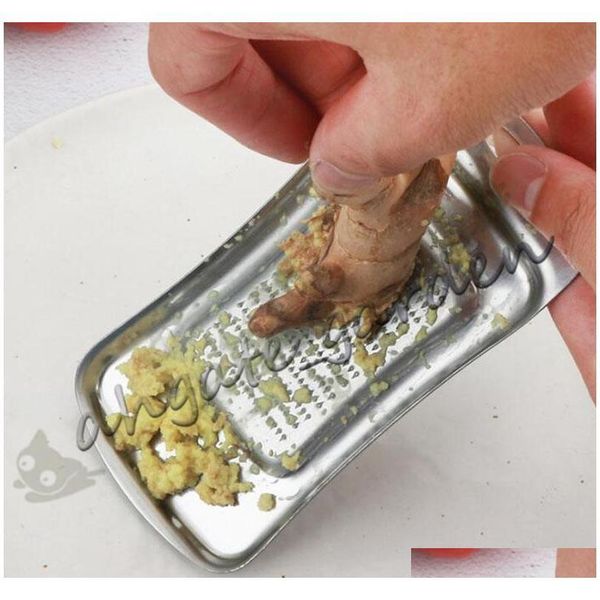

kitchen gadgets stainless steel ginger press crusher mini garlic grater slicer wasabi chopper jllzty network2010