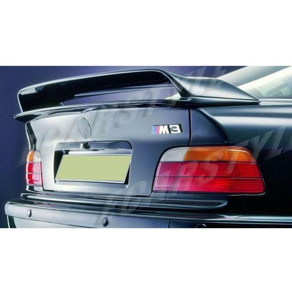 Para 92-98 E36 M3 2DR 4DR Spoiler Traseiro Tronco Asa Camadas Duplas Tipo Feito de Fibra de Carbono