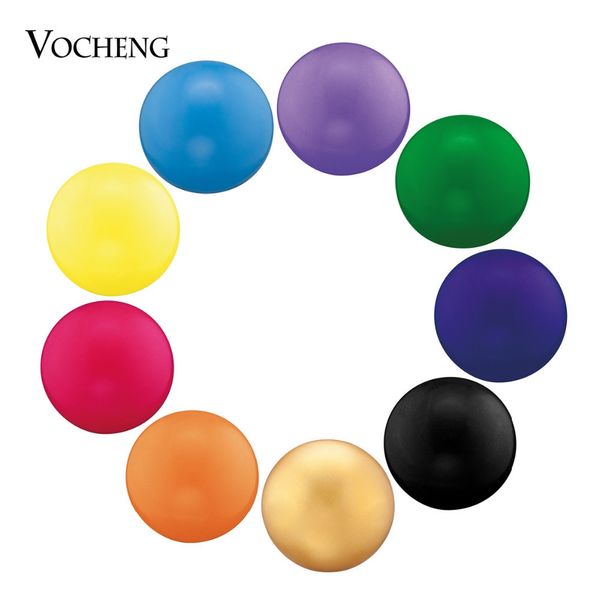 

wholesale 20pcs/lot vocheng ball harmony 16mm multicolor copper metal materials for necklace va-007*20 200930, Black